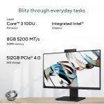 ASUS All-in-One PC V440VAB-KBC3002WS – Core 3 100U, 8GB DDR5, 512GB SSD, 23.8" FHD AIO