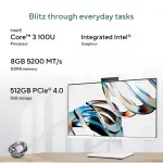 ASUS All-in-One PC V440VAB-KWC3001WS – Core 3 100U, 8GB DDR5, 512GB SSD, 23.8" FHD AIO