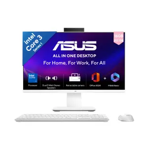 ASUS All-in-One PC V470VAB-KWC3004WS – Core 3 100U, 16GB DDR5, 512GB SSD, 27" FHD AIO