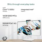 ASUS All-in-One PC V470VAB-KWC3004WS – Core 3 100U, 16GB DDR5, 512GB SSD, 27" FHD AIO