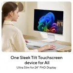 ASUS All-in-One PC VM441QA-TWAP001WS – Qualcomm Snapdragon X, 16GB LPDDR5, 512GB SSD, 23.8" FHD Touch AIO