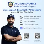 ASUS All-in-One PC VM441QA-TWAP002WS – Qualcomm Snapdragon X, 16GB LPDDR5, 1TB SSD, 23.8" FHD Touch AIO