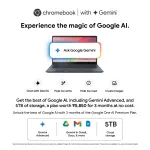 ASUS Chromebook CX1505CTA-S70293 Laptop – Intel N50, 8GB LPDDR5 RAM, 128GB eMMC, 15.6-inch Full HD Display, ChromeOS, Pure Grey Laptop