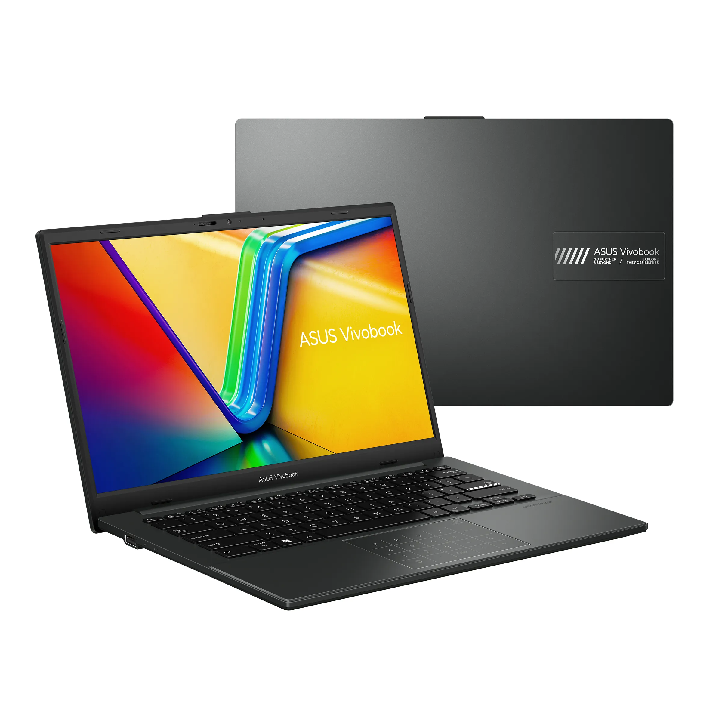 ASUS Vivobook 14 E1404FA-EB1414WS Laptop – AMD Ryzen 3 30, 8GB DDR5 RAM, 512GB SSD, 14-inch FHD Display, Windows 11 Home, Mixed Black Laptop