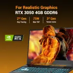 ASUS TUF Gaming A15 FA506NCG-HN448WS Laptop, AMD Ryzen 7 155, NVIDIA GeForce RTX 3050 4GB, 16GB DDR5 RAM, 1TB PCIe 4.0 SSD, 15.6-inch FHD 144Hz Display, Windows 11