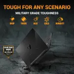 ASUS TUF Gaming A16 FA607NUQ-RL208W Laptop – AMD Ryzen 7 170, NVIDIA RTX 4050 6GB Graphics, 8GB DDR5 RAM, 512GB SSD, 16-inch 144Hz Display