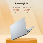 ASUS Vivobook 16 M1607GA-MB029WS Laptop – AMD Ryzen AI 7 445, 16GB DDR5 RAM, 512GB PCIe 4.0 SSD, 16-inch WUXGA Display, Windows 11 Home, Cool Silver Laptop