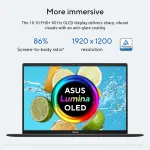 ASUS Vivobook S 14 S3407AA-SF058WS Laptop – Intel Core Ultra 5 325, 16GB DDR5 RAM, 512GB SSD, 14-inch OLED WUXGA Display, Windows 11 Home, Matte Gray