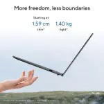 ASUS Vivobook S 14 S3407AA-SF058WS Laptop – Intel Core Ultra 5 325, 16GB DDR5 RAM, 512GB SSD, 14-inch OLED WUXGA Display, Windows 11 Home, Matte Gray
