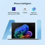 ASUS Vivobook S 14 S3407AA-SF059WS Laptop – Intel Core Ultra 5 325, 16GB DDR5 RAM, 512GB SSD, 14-inch OLED WUXGA Display, Windows 11 Home, Cool Silver