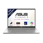 ASUS Vivobook S 16 S3607AA-SH087WS Laptop – Intel Core Ultra 5 325, 16GB DDR5 RAM, 512GB SSD, 16-inch OLED WUXGA Display, Windows 11 Home, Cool Silver Laptop