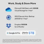 ASUS Vivobook Flip TP5408QA-U2093WS – Snapdragon X X1P26100, 8GB DDR5, 512GB SSD, 14" OLED Touch Laptop