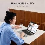 ASUS Zenbook UX5406SA-PZ658WS Laptop – Intel Core Ultra 5 226V, 16GB LPDDR5X RAM, 512GB SSD, 14-inch 3K OLED Touchscreen, 120Hz Display, Windows 11 Home, Zumaia Gray