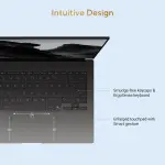 ASUS Zenbook UX5406SA-PZ658WS Laptop – Intel Core Ultra 5 226V, 16GB LPDDR5X RAM, 512GB SSD, 14-inch 3K OLED Touchscreen, 120Hz Display, Windows 11 Home, Zumaia Gray