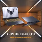 ASUS TUF Gaming F16 FX608JMI-TU251WS Laptop – Intel Core i7-14650HX, NVIDIA RTX 5060 8GB Graphics, 16GB DDR5 RAM, 1TB SSD, 16-inch 144Hz Display