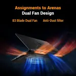 ASUS TUF Gaming A15 FA506NCG-HN442W – AMD Ryzen 7 155, RTX 3050 4GB, 8GB RAM, 512GB SSD, 15.6" FHD 144Hz Gaming Laptop