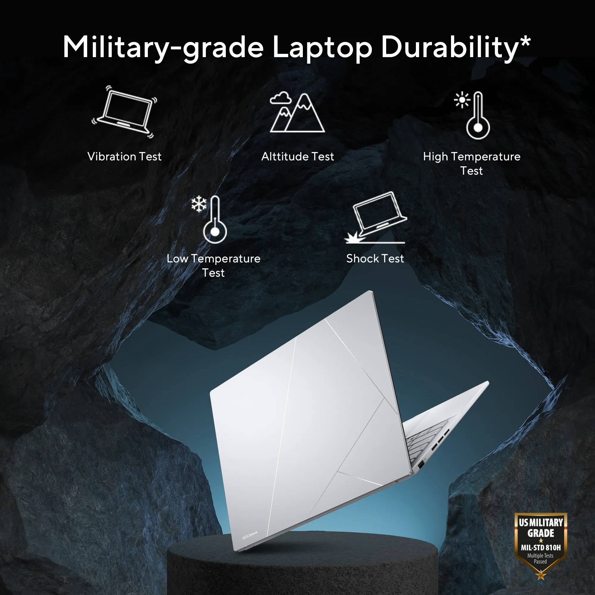 ASUS Zenbook 14 UX3405CA-QL1507WS Laptop, Intel Core Ultra 5 225H, 16GB LPDDR5 RAM, 512GB PCIe 4.0 SSD, 14-inch OLED Touchscreen, Windows 11 Home, Foggy Silver Laptop