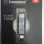 Consistent 128GB NVMe SSD