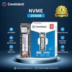 Consistent 256GB NVMe SSD
