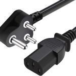 Standard 3-Pin AC Power Cable for Desktop SMPS (1.5 Meter)