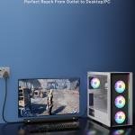 Standard 3-Pin AC Power Cable for Desktop SMPS (1.5 Meter)