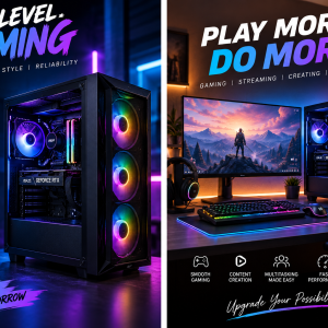 QC Mart Gaming CPU – Intel Core i3-14100F + ASUS RTX 3050 6GB