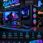 QC Mart Gaming CPU – Intel Core i3-14100F + ASUS RTX 3050 6GB