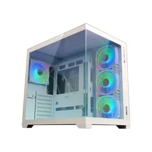 Zebronics ZEB-ARGO 10 B/W Premium Gaming Cabinet