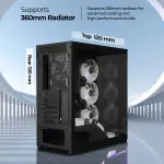 Zebronics ZEB-Apex 10 Premium Gaming Cabinet