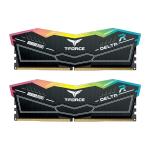 T-Force Delta RGB 16GB 6000MHz (6000MT/s) CL38 Black DDR5 Desktop Gaming Memory, Metal Heatsink, ARGB Sync, ECC, XMP 3.0/EXPO, Compatible With Intel/AMD CPU, High Performance Low Latency RAM
